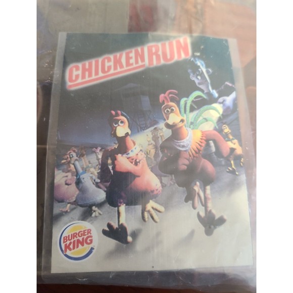 2000 Burger King Chicken Run #3 Mac's Highwire Act Toy Figure Brand New Sealed - Picture 2 of 2